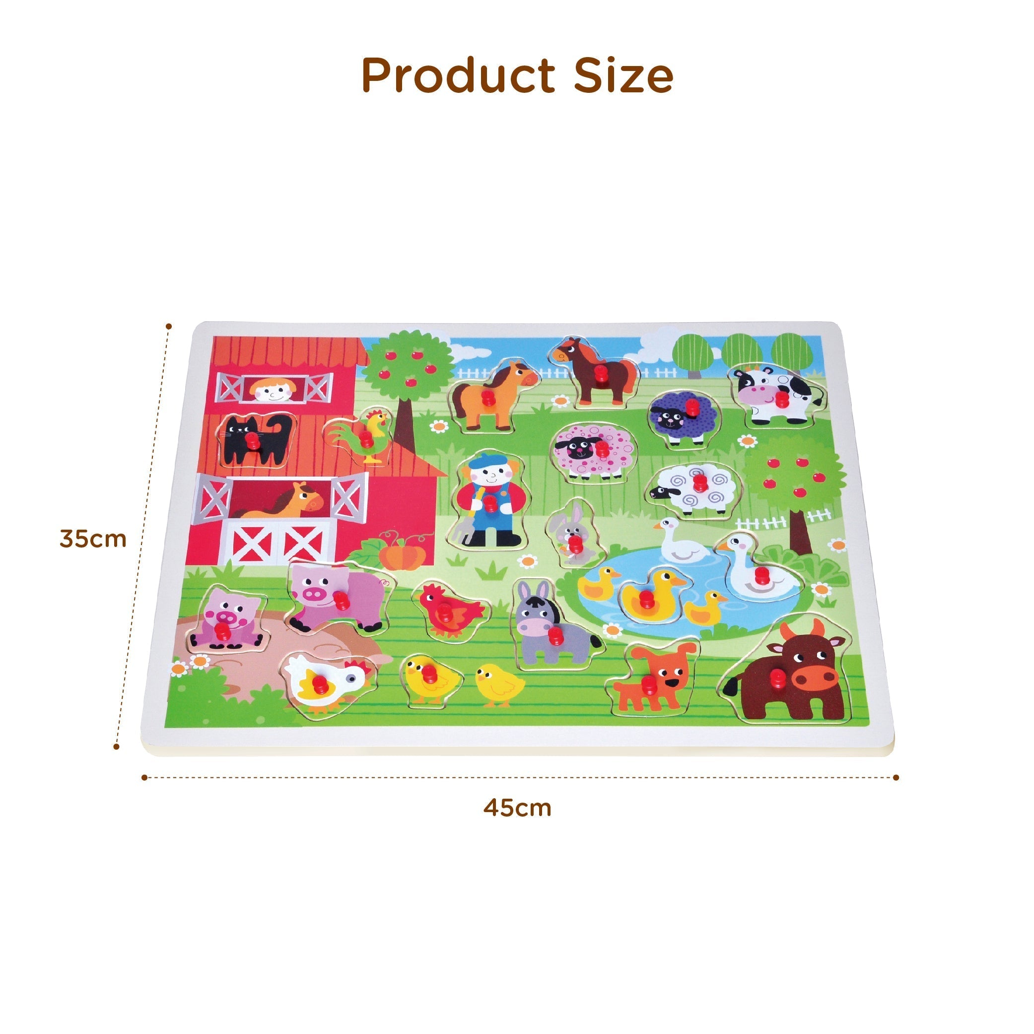 Open Ended Giant Peg Puzzle
