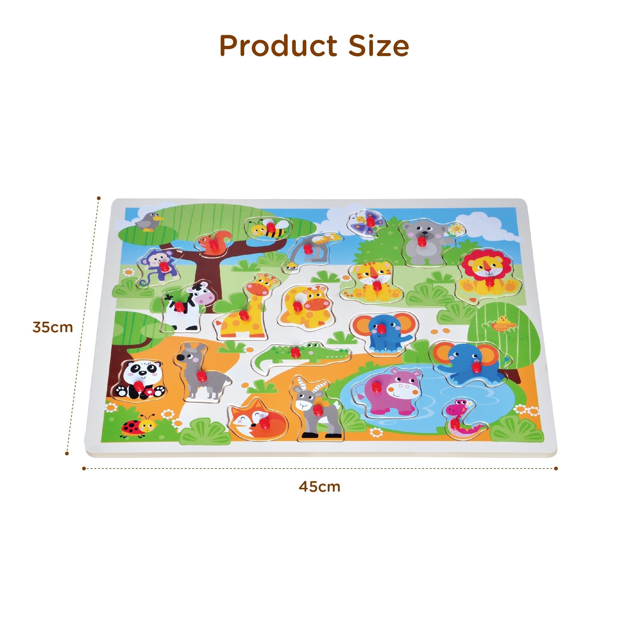 Open Ended Giant Peg Puzzle