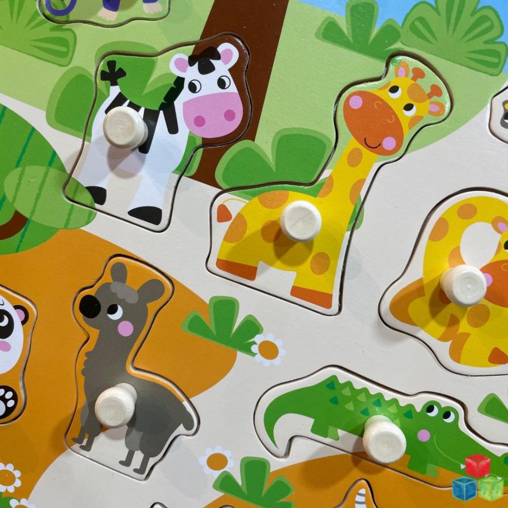 Open Ended Giant Peg Puzzle