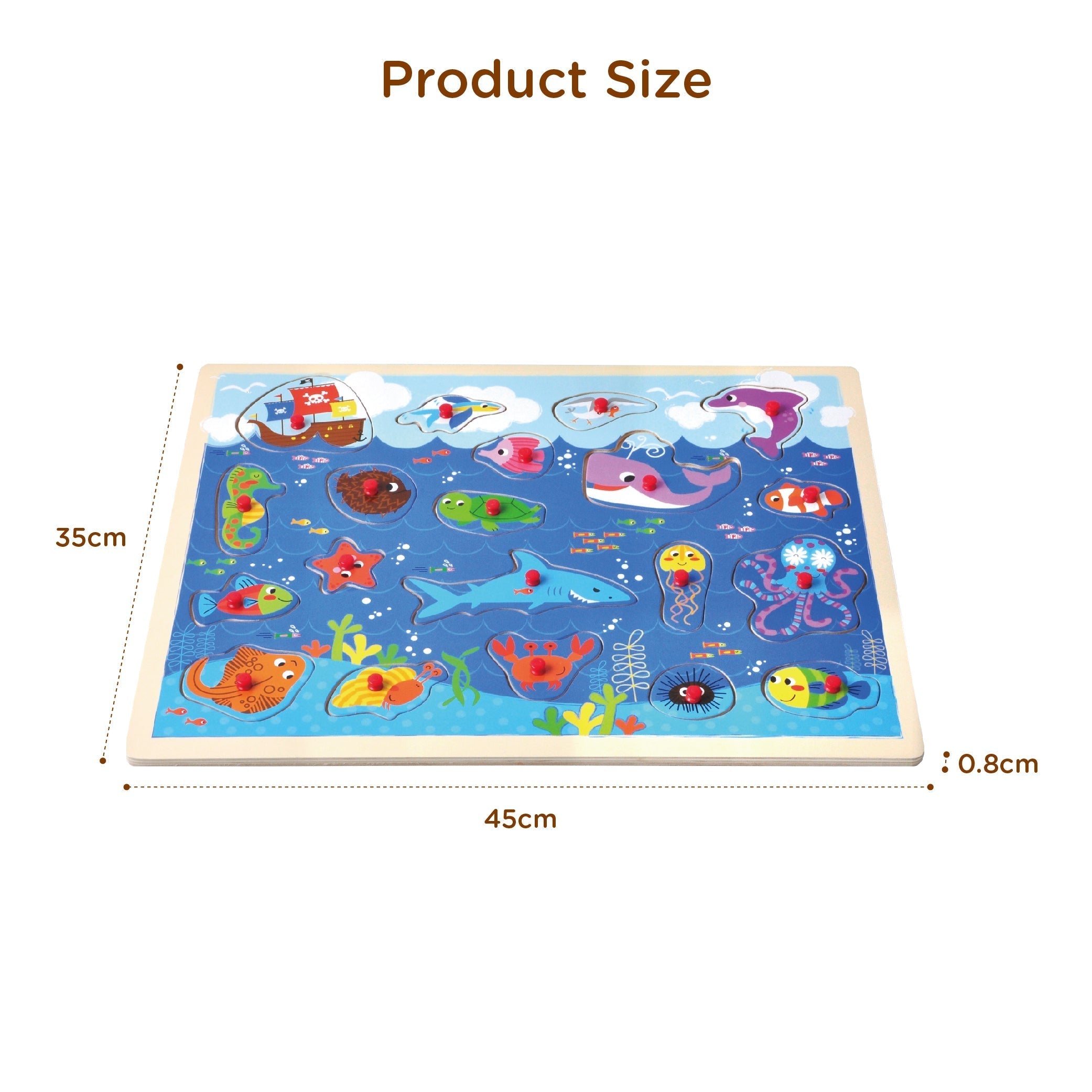 Open Ended Giant Peg Puzzle