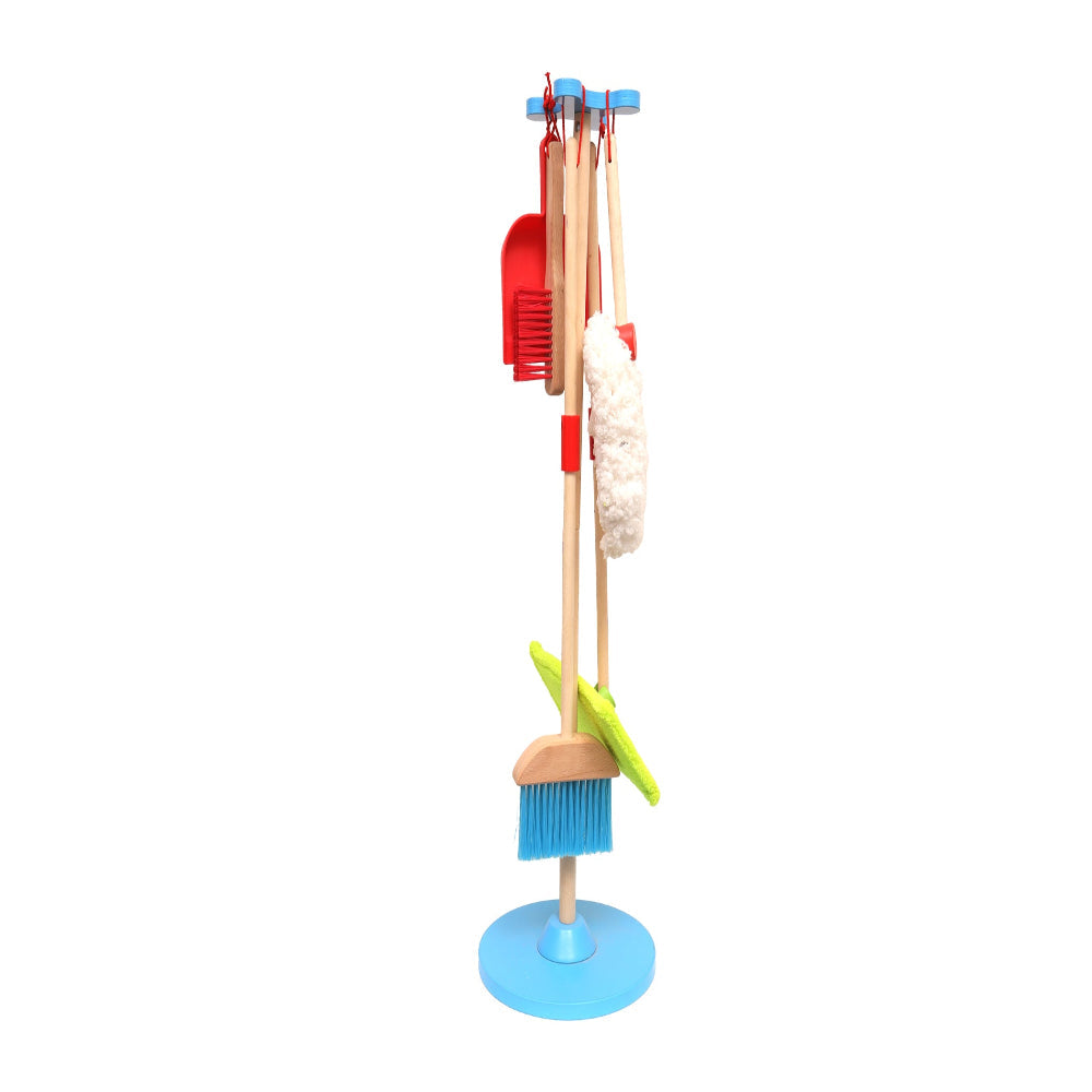Open Ended Kids Wooden Cleaning Set - Highest quality cleaning Set available in India-Pretend Play-Open Ended-Toycra