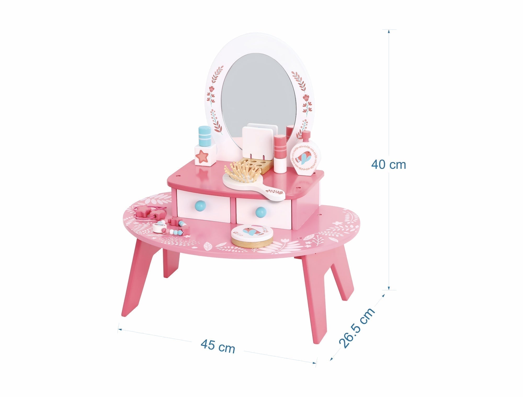 Open Ended My First Wooden Dressing Table-Pretend Play-Open Ended-Toycra