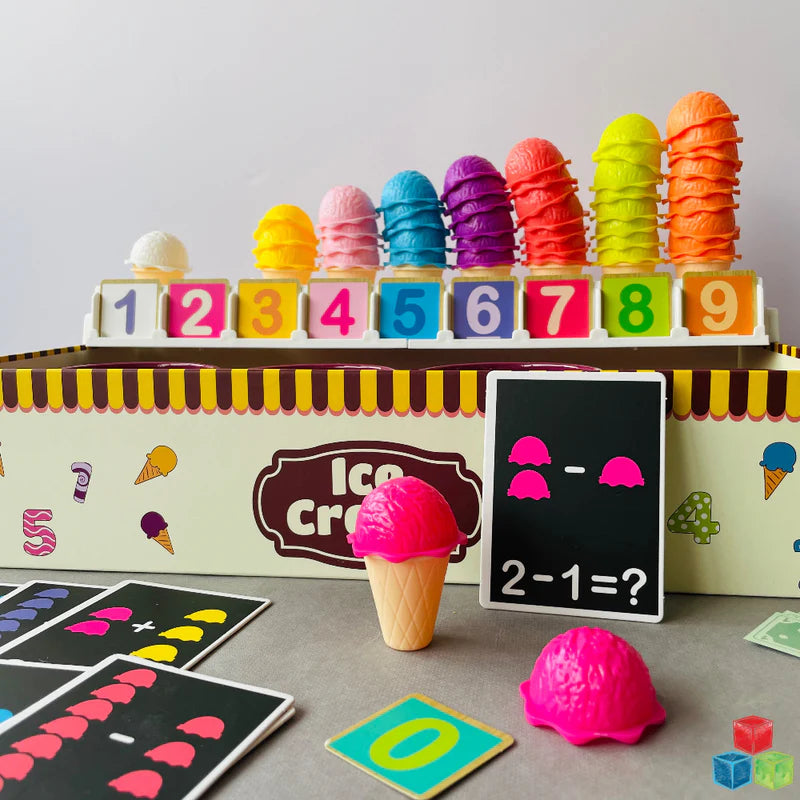 Open Ended Scoop and Learn Ice Cream Set