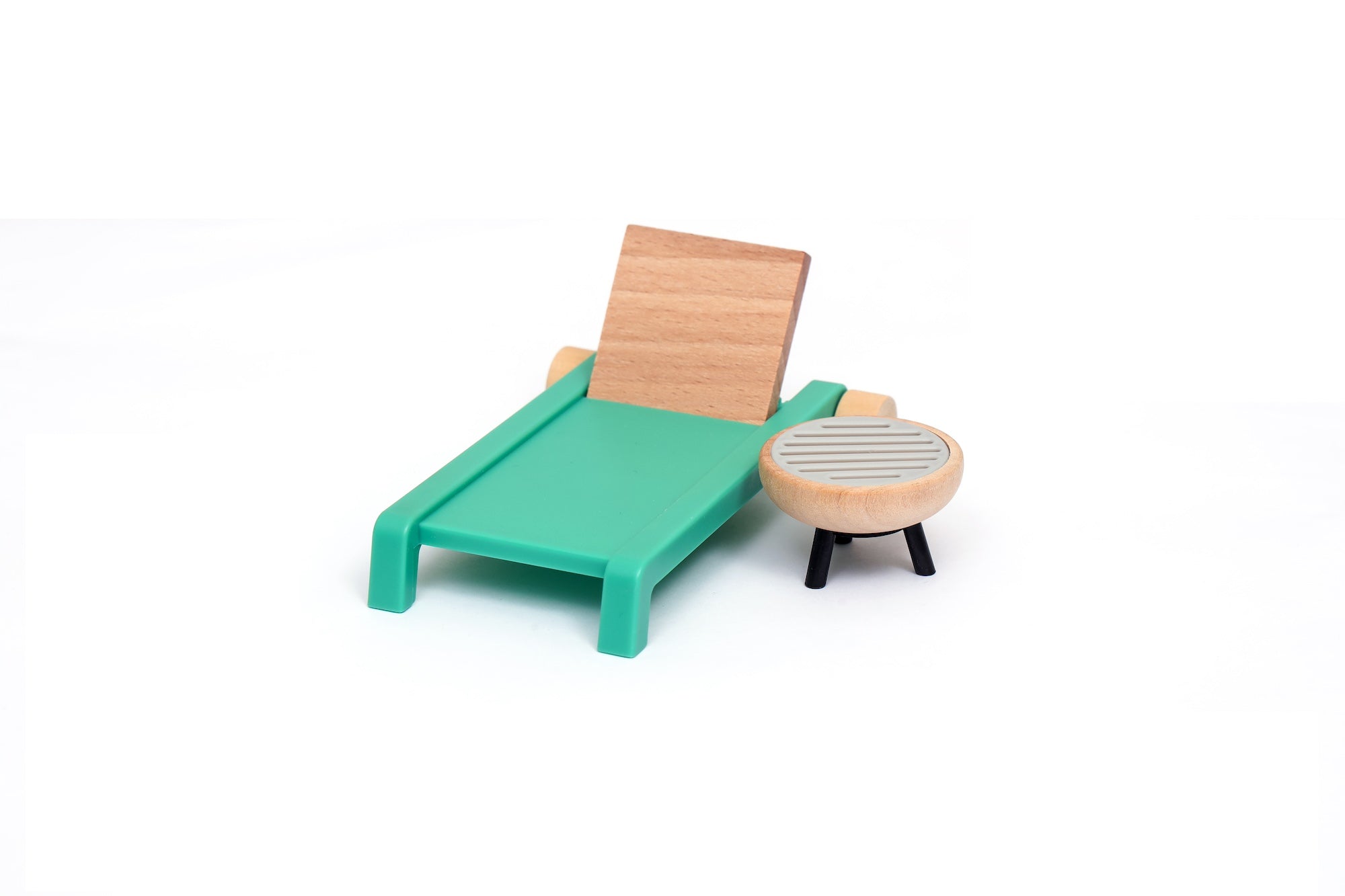 Open Ended Wooden Dollhouse - Modern Villa (31 pcs furniture including 4 doll figures included)-Pretend Play-Open Ended-Toycra
