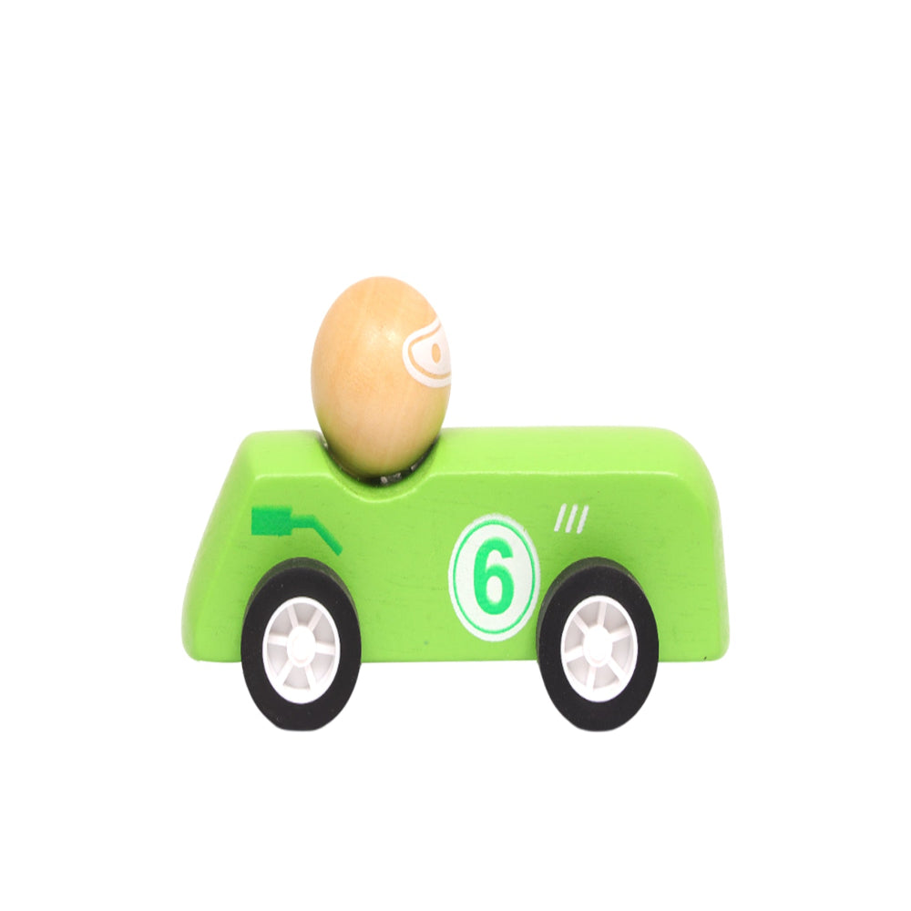 Open Ended Wooden Pull Back Race Car (1 Pc)-Vehicles-Open Ended-Toycra