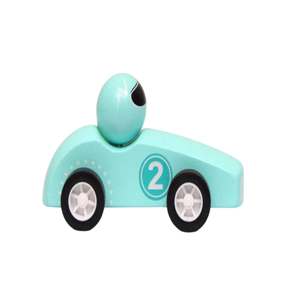 Open Ended Wooden Pull Back Race Car (1 Pc)-Vehicles-Open Ended-Toycra