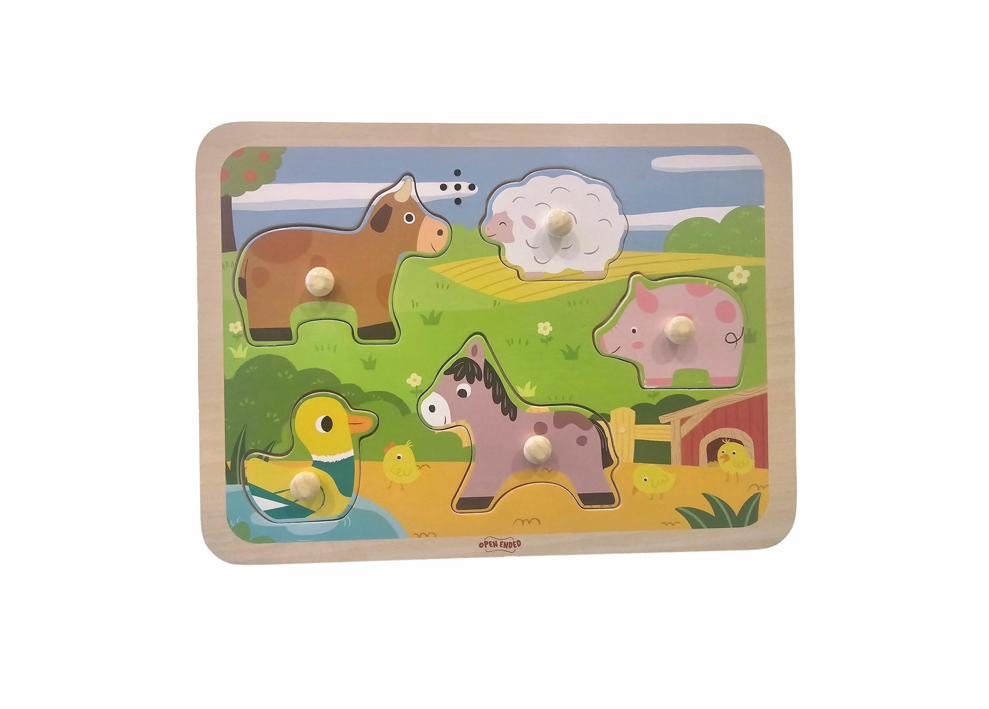 Open Ended Wooden Sound Puzzle
