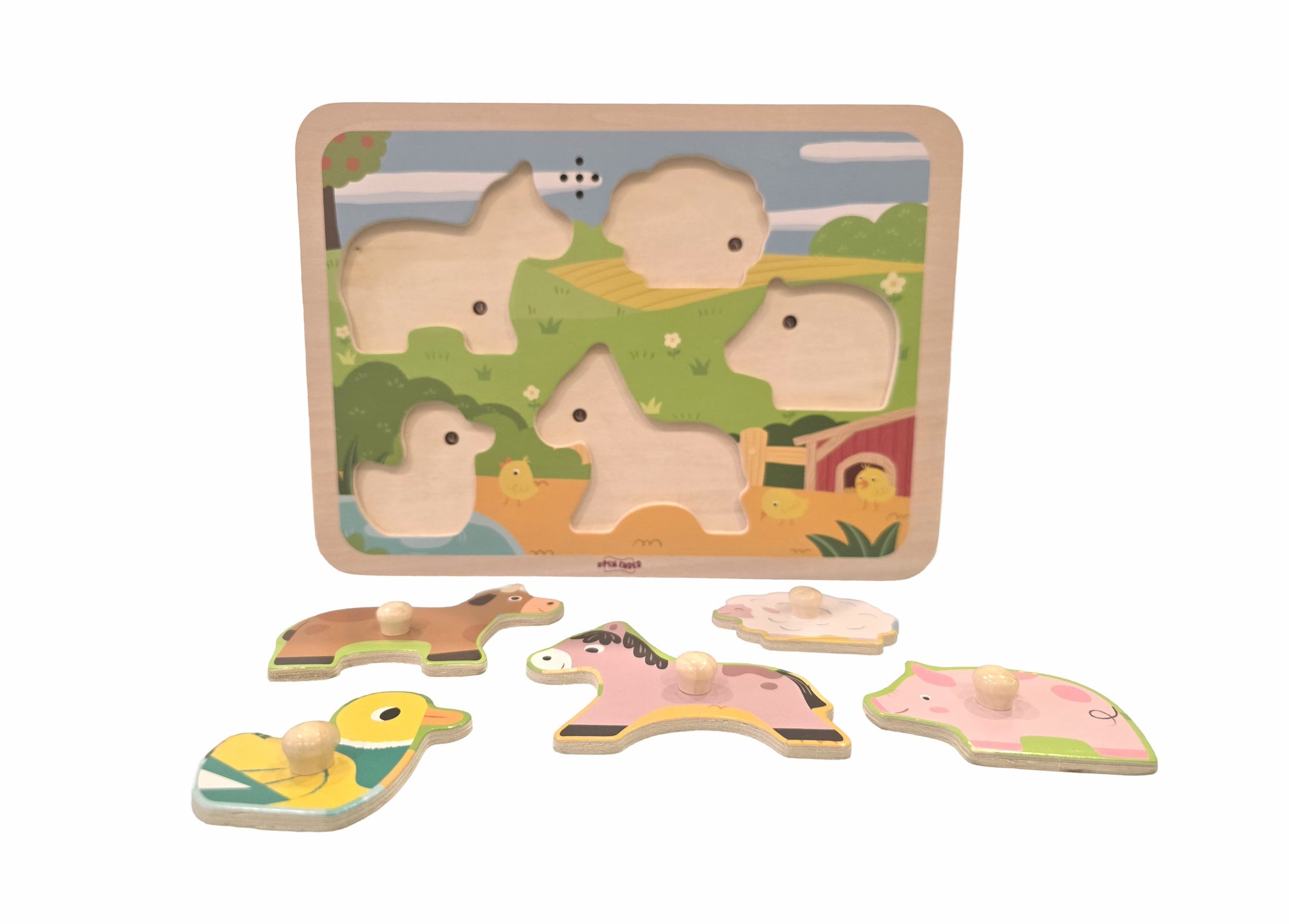 Open Ended Wooden Sound Puzzle