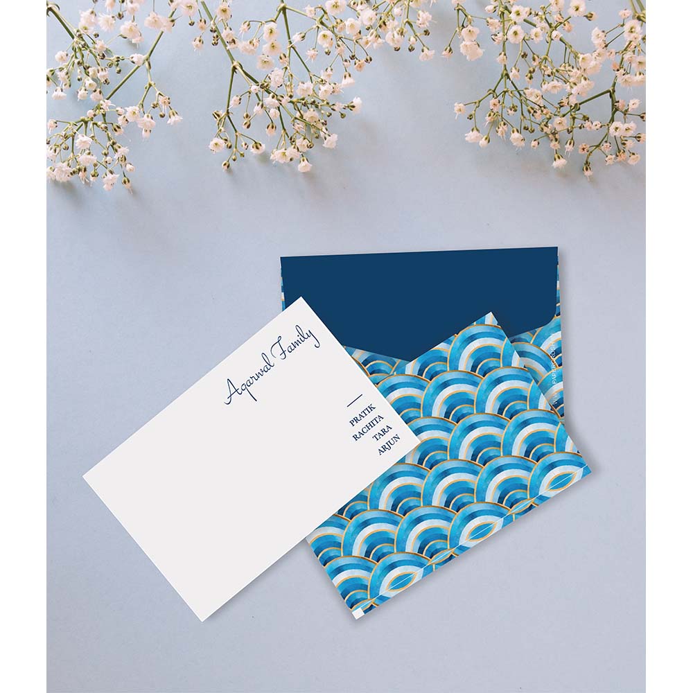 Family Card + Envelopes - Set of 25 - Oriental