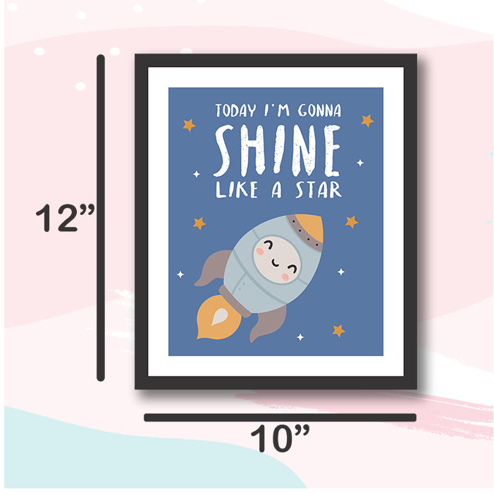 Outerspace Wall Art (Set of 4)