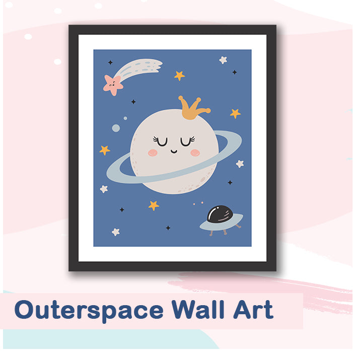 Outerspace Wall Art (Set of 4)