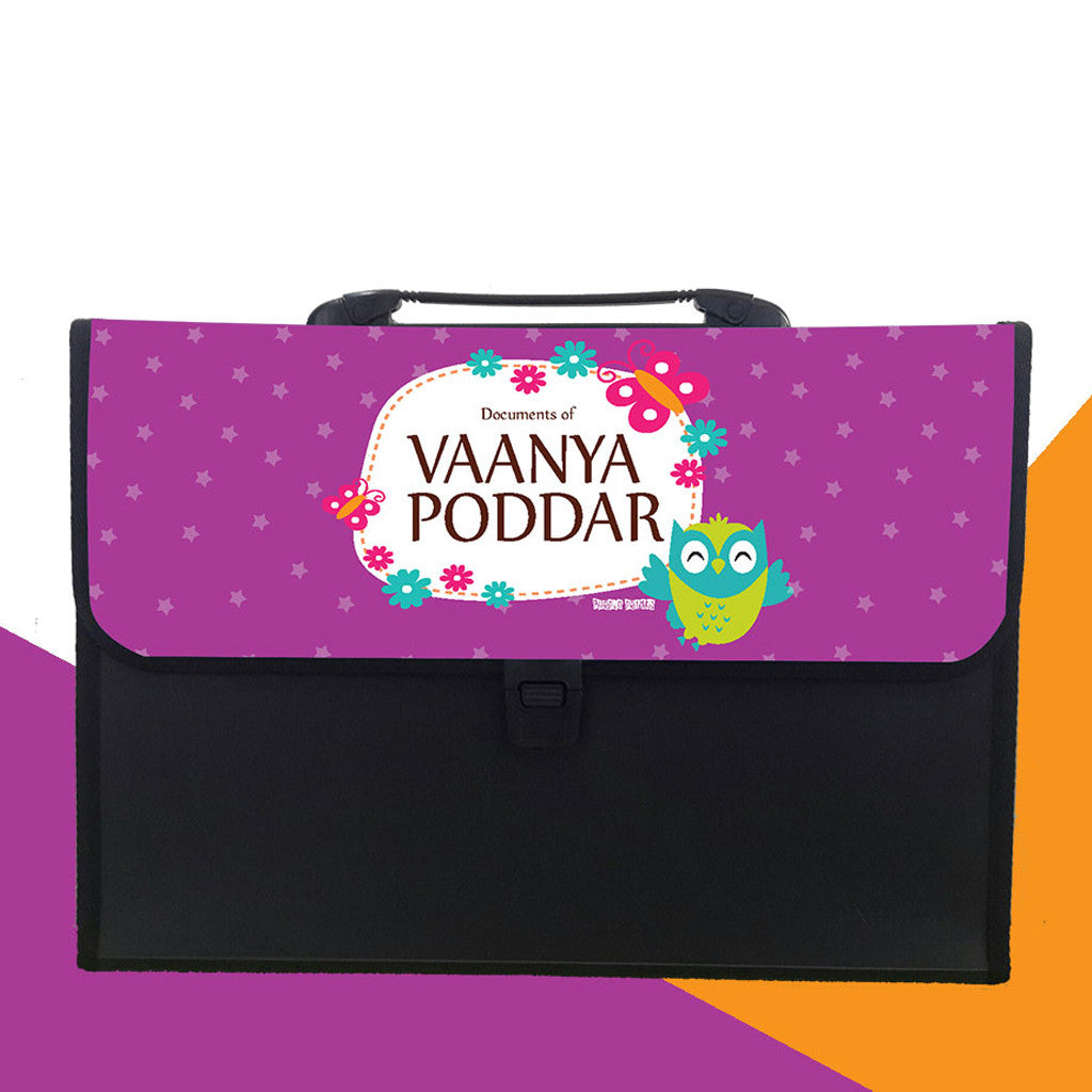 Personalised black Folder