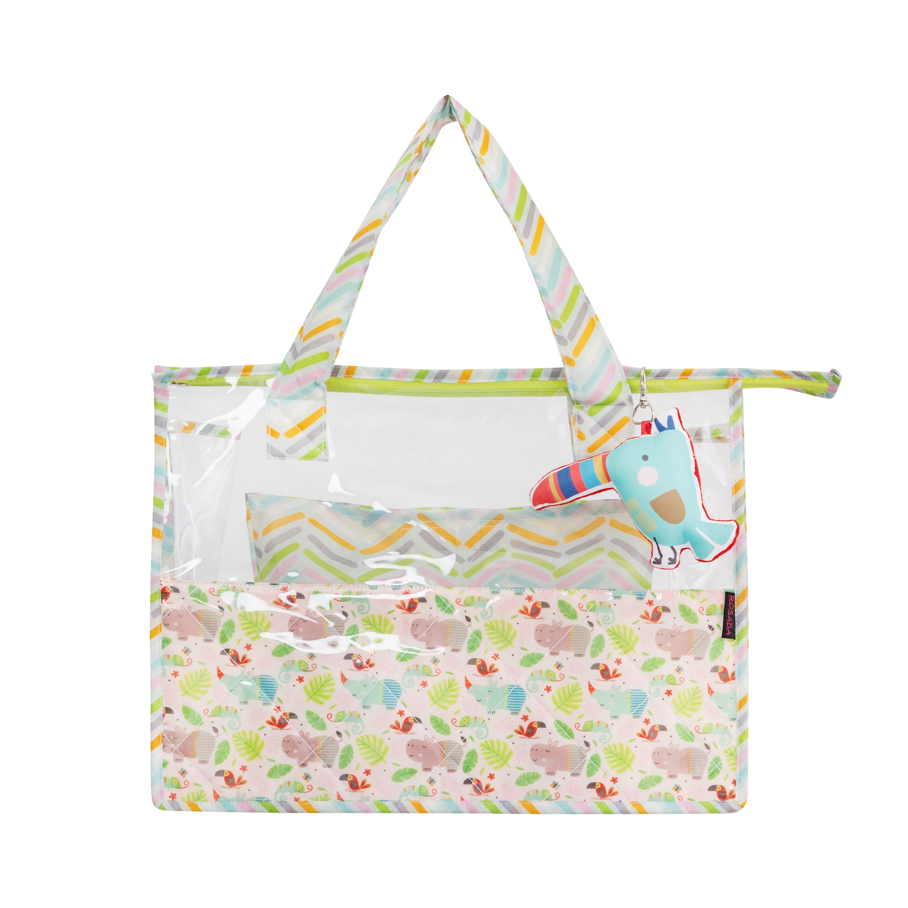 Pink Hippo Swimming Bag