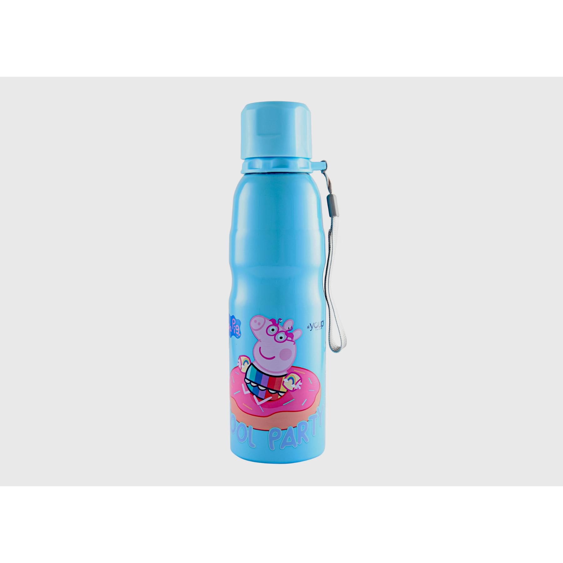 Youp Stainless Steel Blue Color Peppa Pig Kids Water Bottle HARPER  - 750 Ml