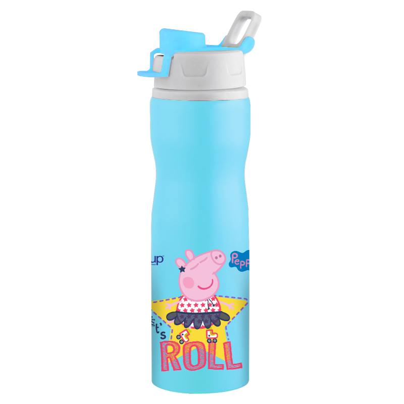 Youp Stainless Steel Blue Color Peppa Pig Kids Water Bottle TUKTUK - 750 Ml