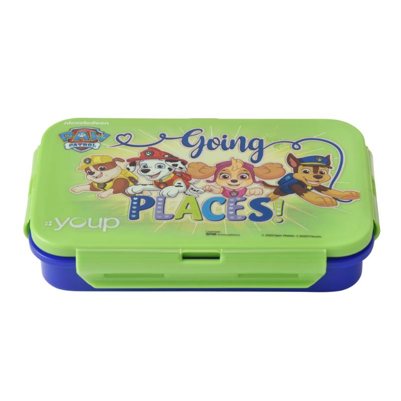 Youp Stainless Steel Green And Blue Color Paw Patrol Kids Lunch Box Ryder - 450 ml