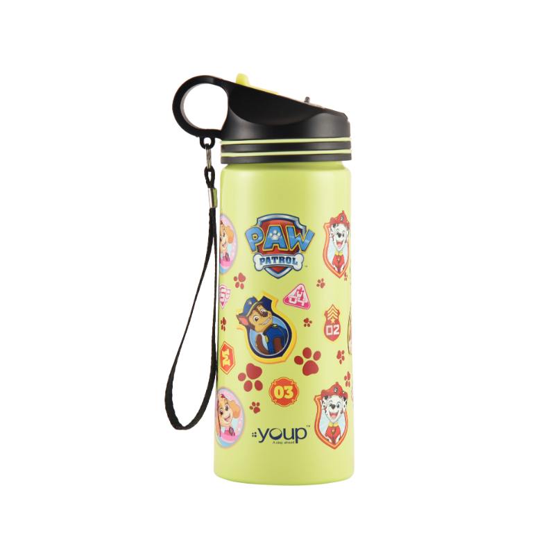 Youp Stainless Steel Lime Green Color Paw Patrol Kids Sipper Bottle Daisy - 750 Ml