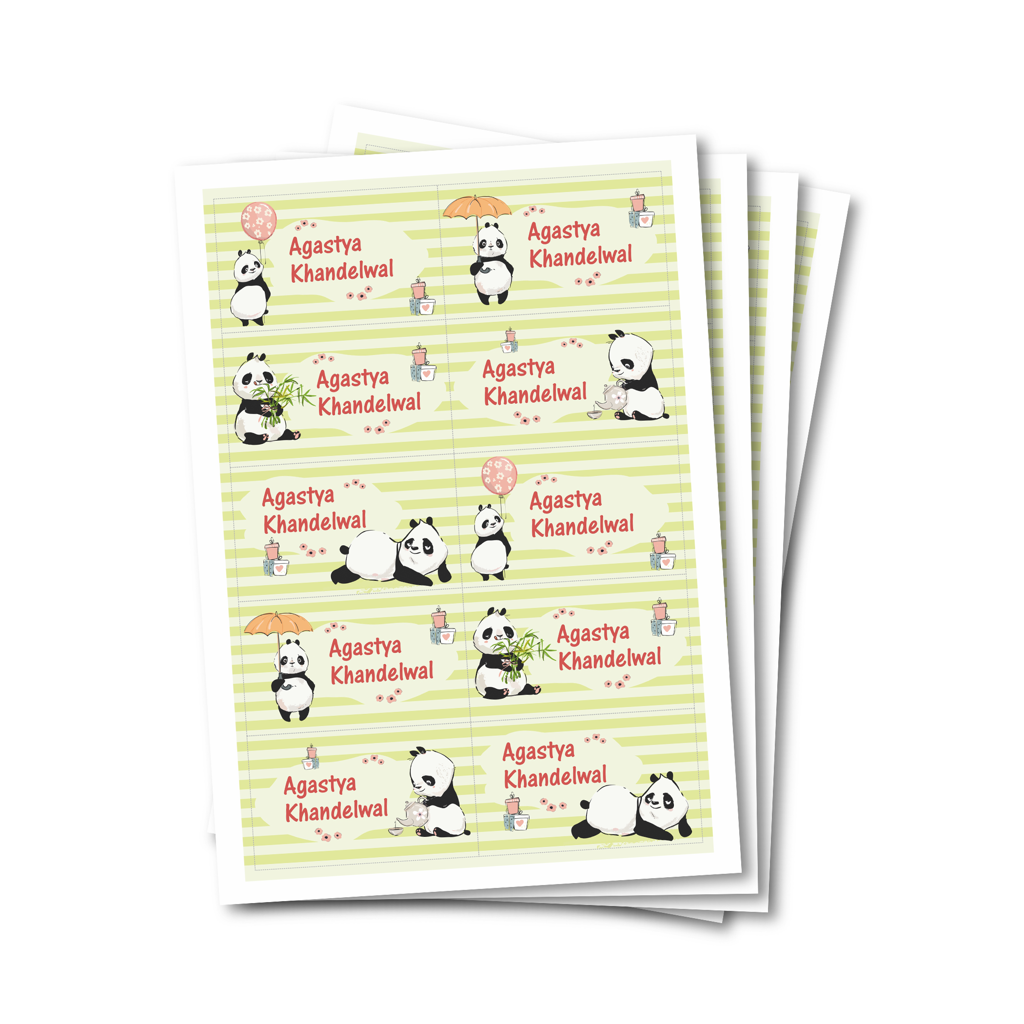 Waterproof Labels - Set Of 40