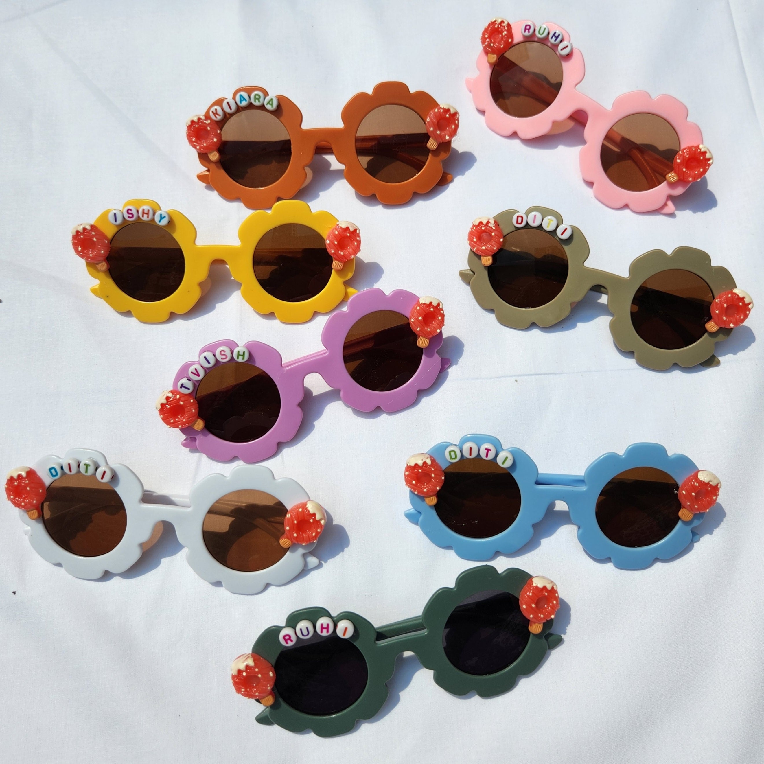 Personalised Name Sunglasses - Lollipop/Candy