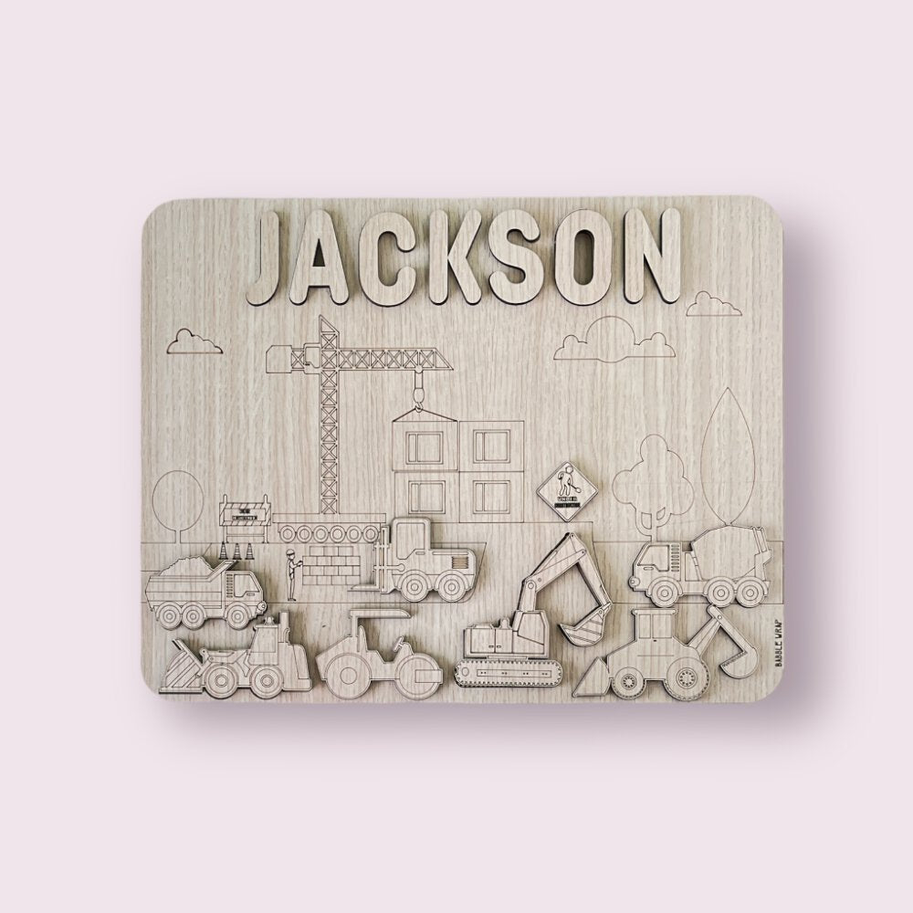 Personalised Wooden Name Puzzle- Lumber Zone