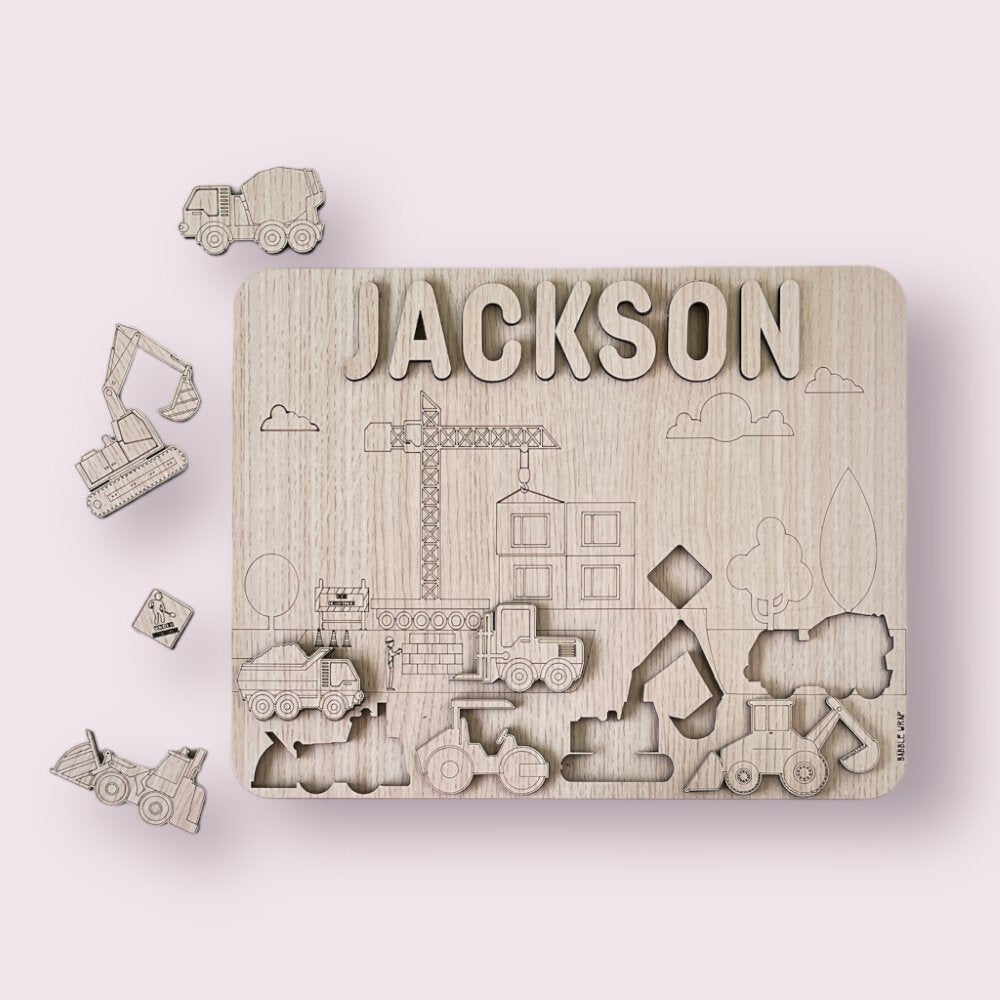 Personalised Wooden Name Puzzle- Lumber Zone
