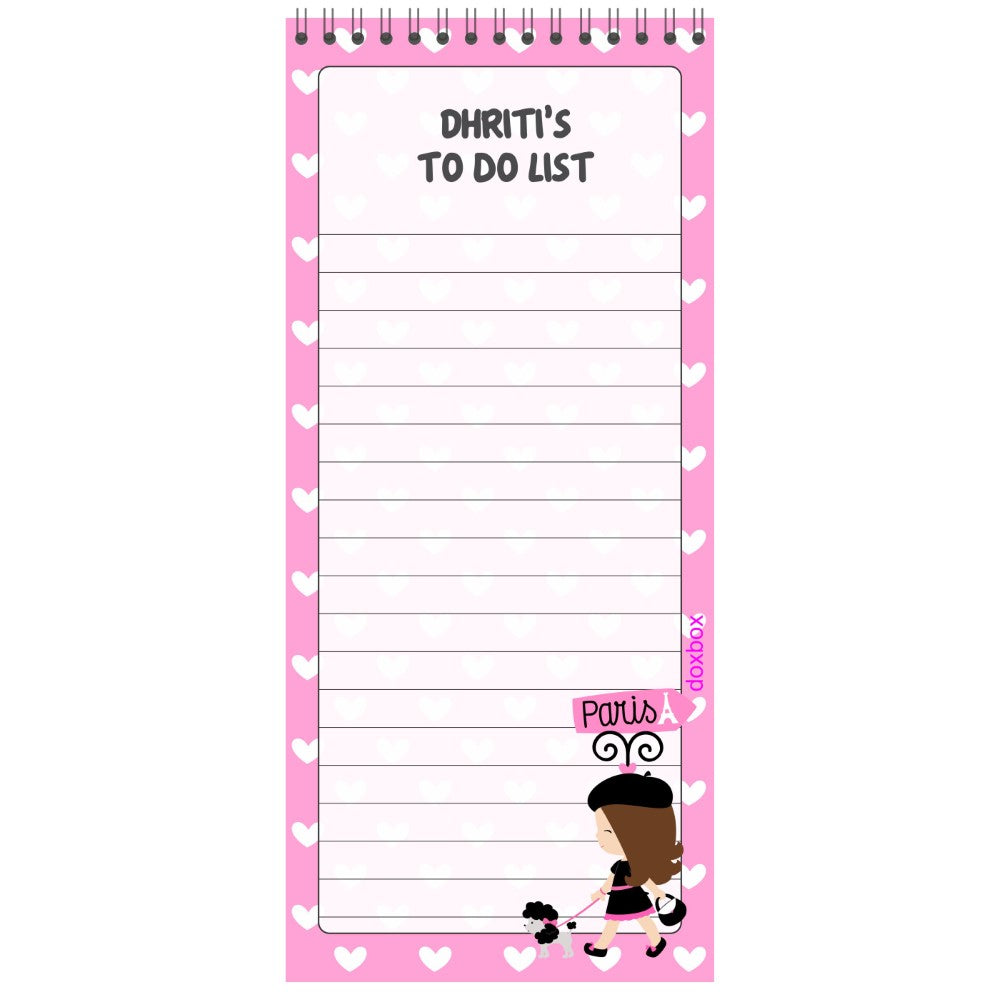 List Pads - Paris Dog