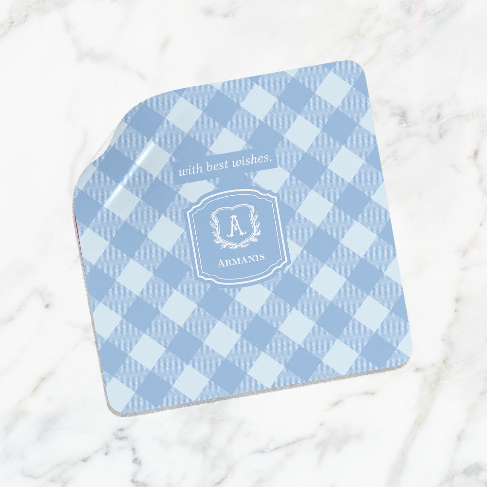 Gingham Gift Sticker
