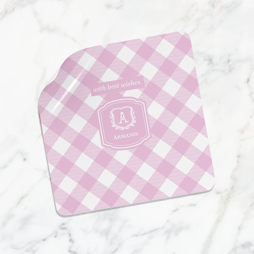Gingham Gift Sticker