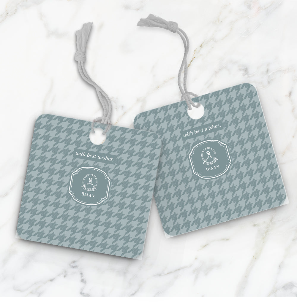 Houndstooth Gift Tag