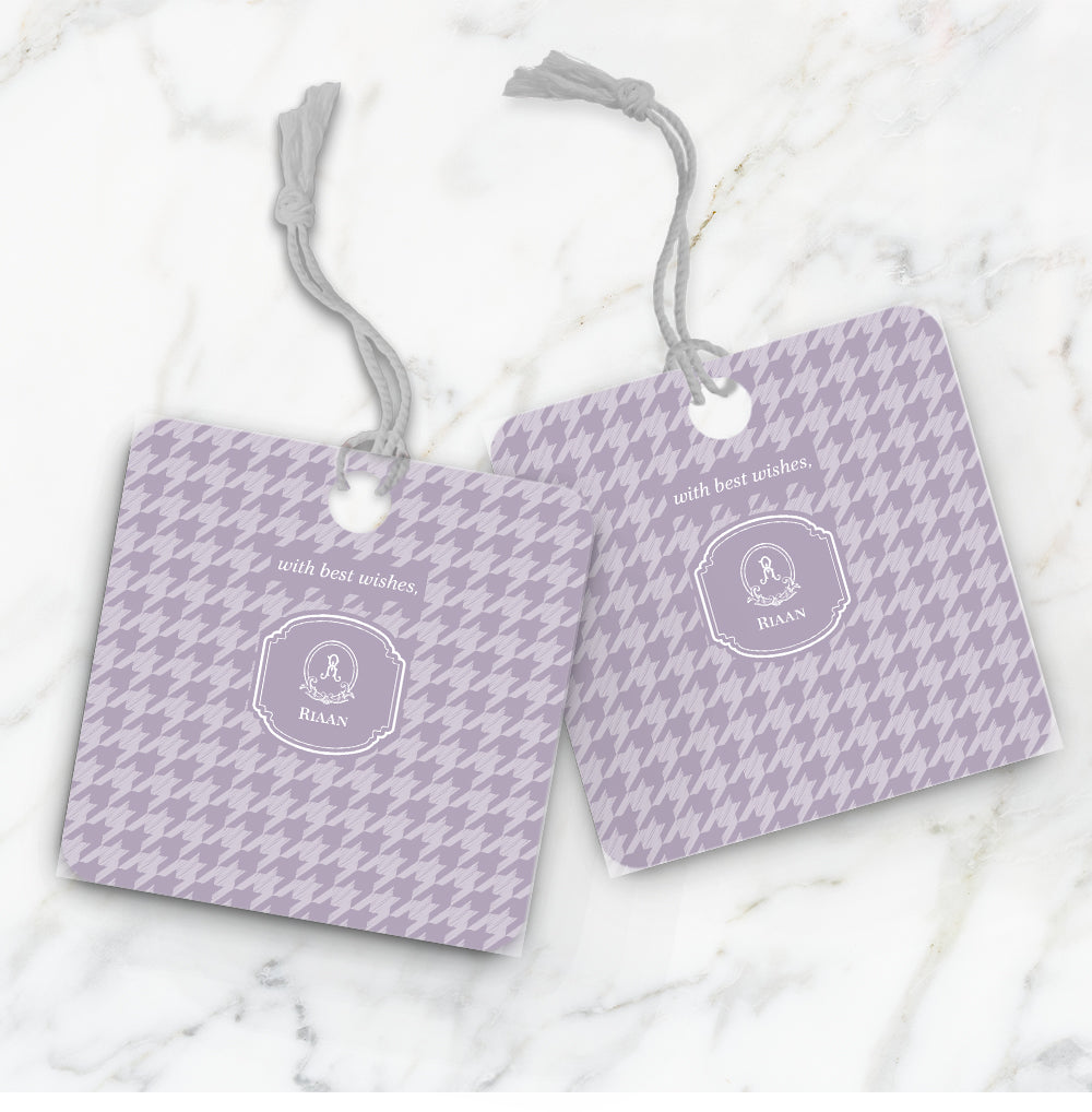 Houndstooth Gift Tag