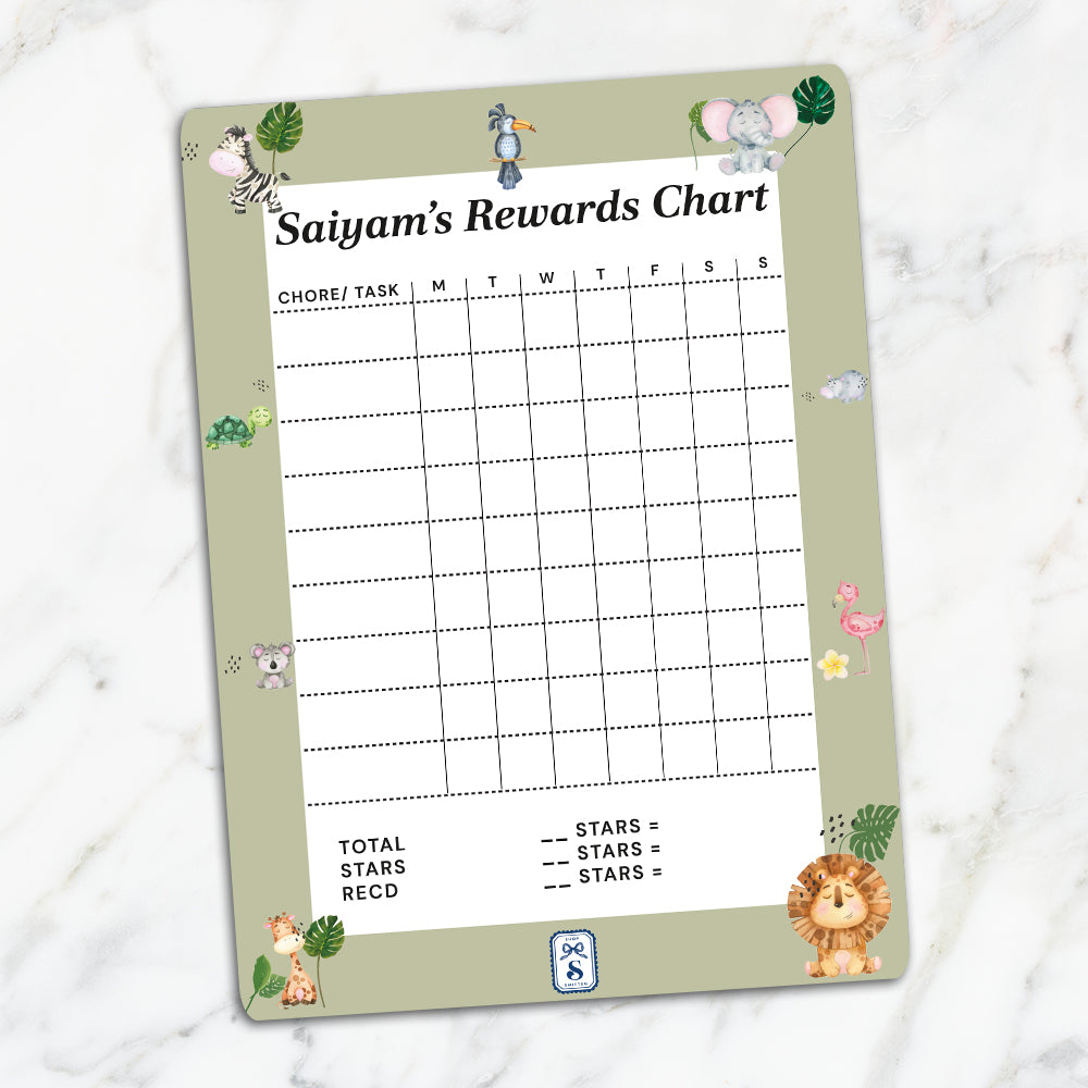 Personlised Kids Reward Chart