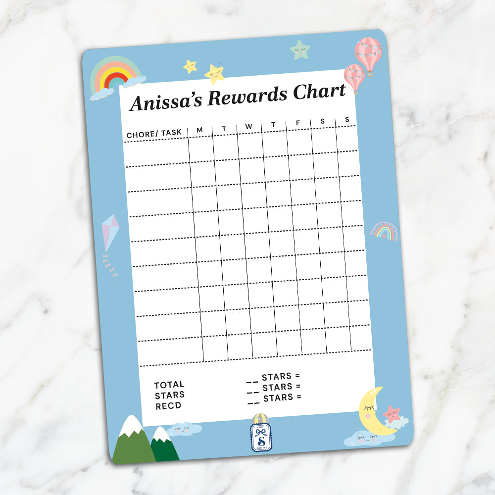 Personlised Kids Reward Chart