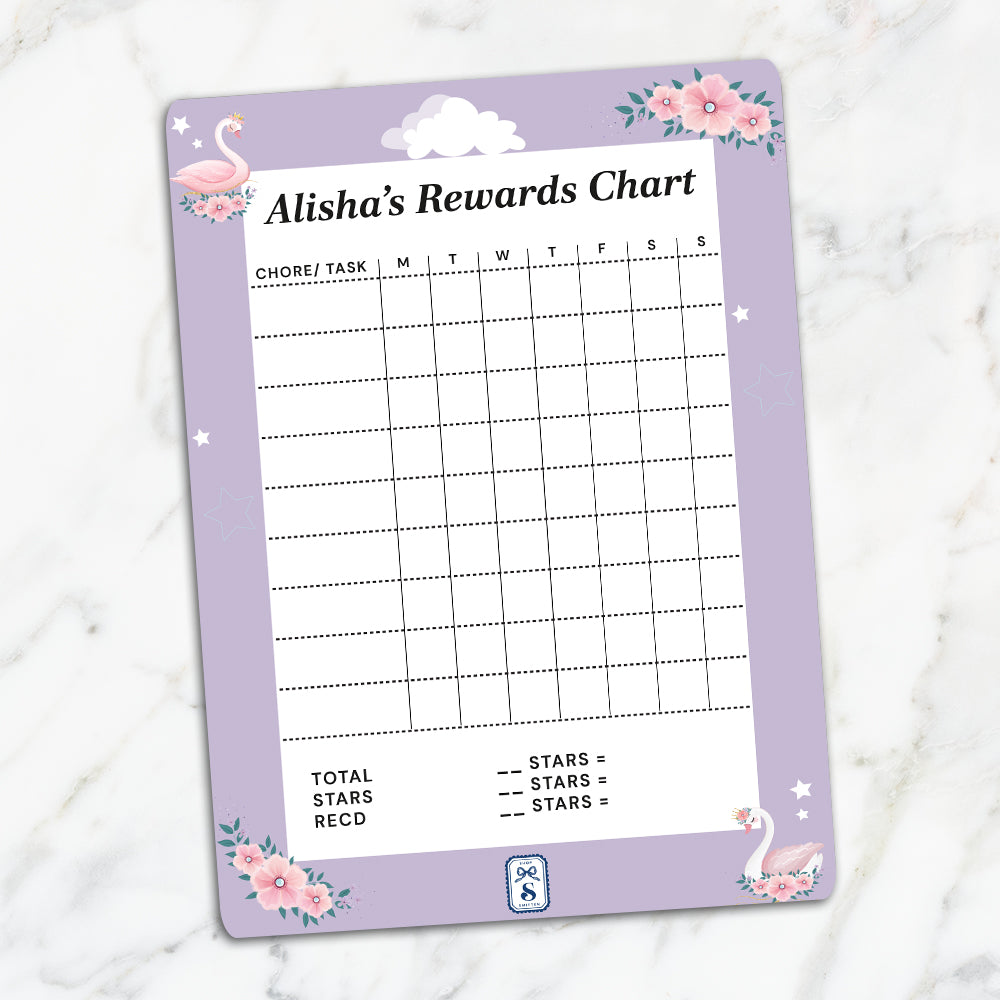 Personlised Kids Reward Chart