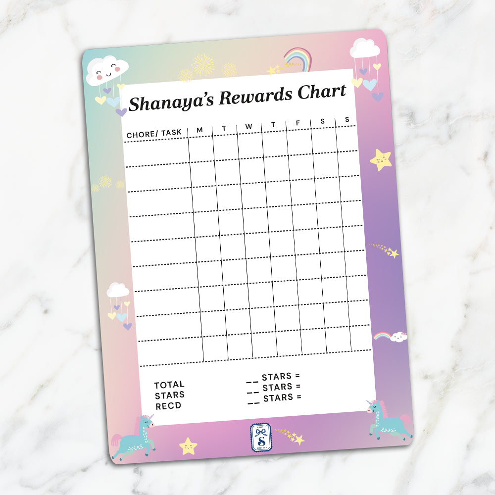 Personlised Kids Reward Chart