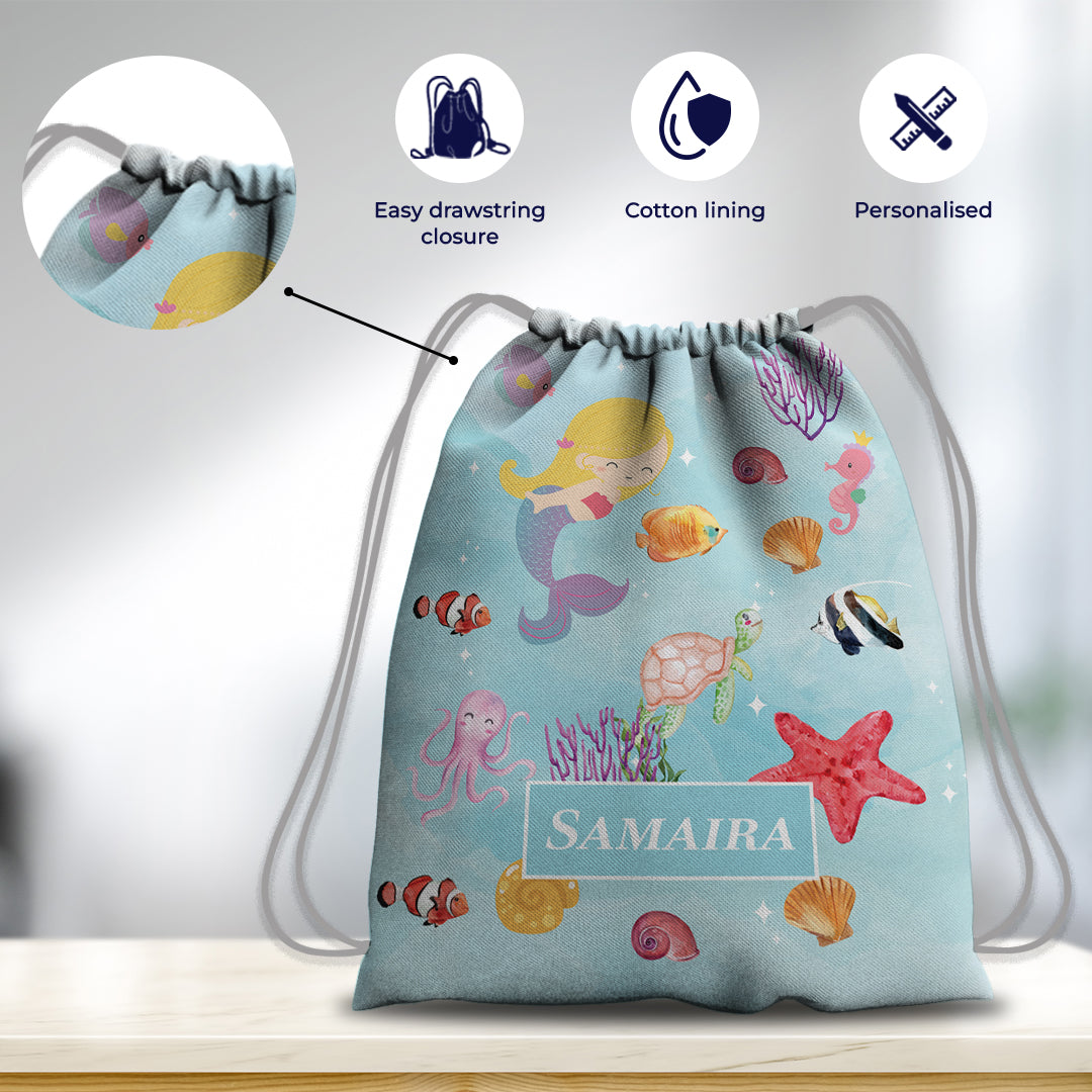 Personalised Drawstring Bag (Kids)