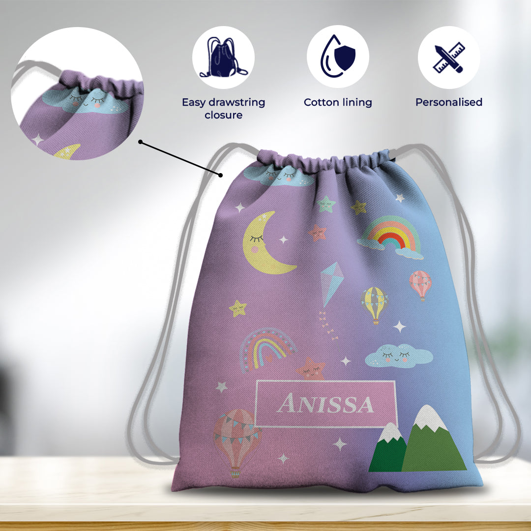 Personalised Drawstring Bag (Kids)