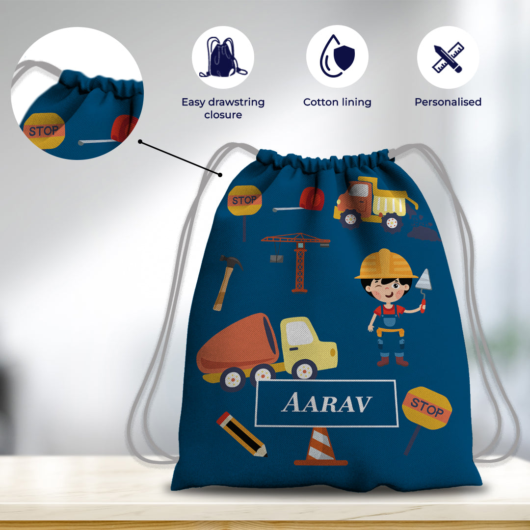 Personalised Drawstring Bag (Kids)