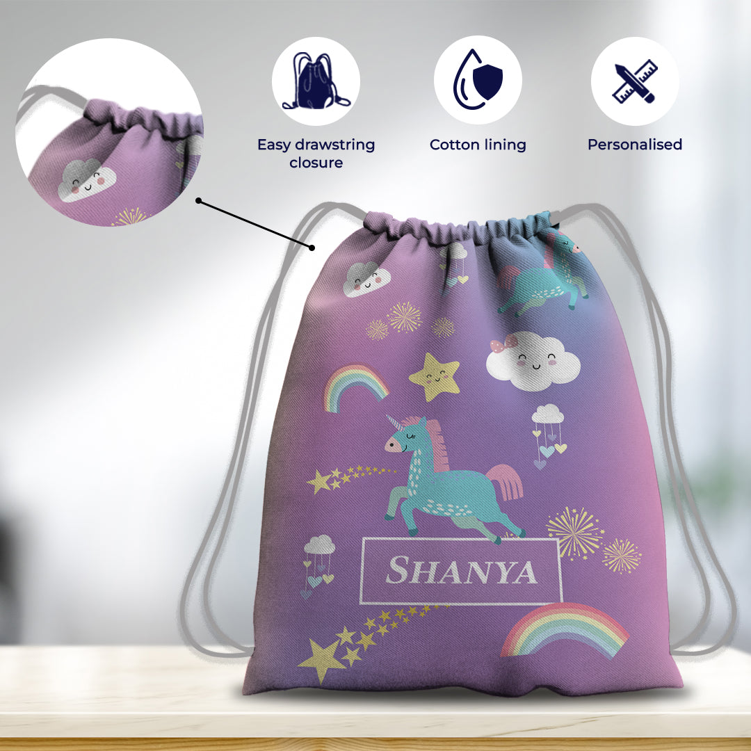 Personalised Drawstring Bag (Kids)