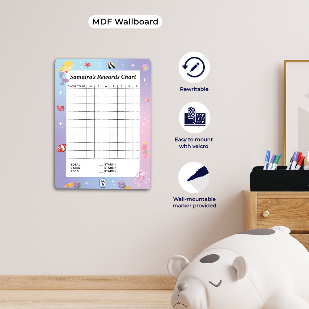 Personlised Kids Reward Chart