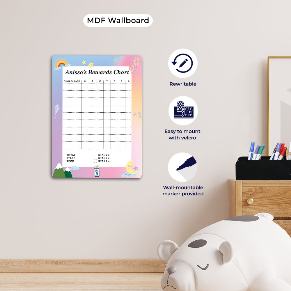 Personlised Kids Reward Chart
