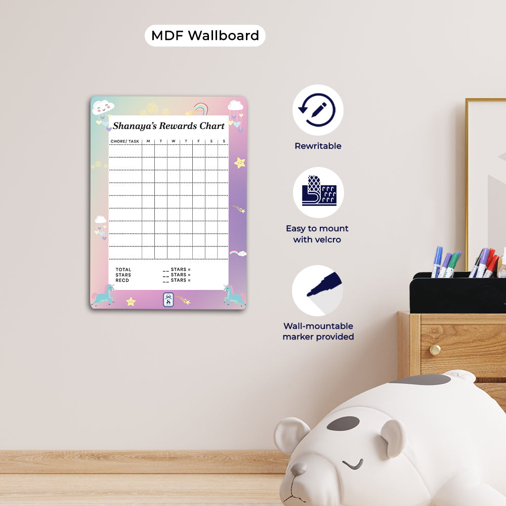 Personlised Kids Reward Chart