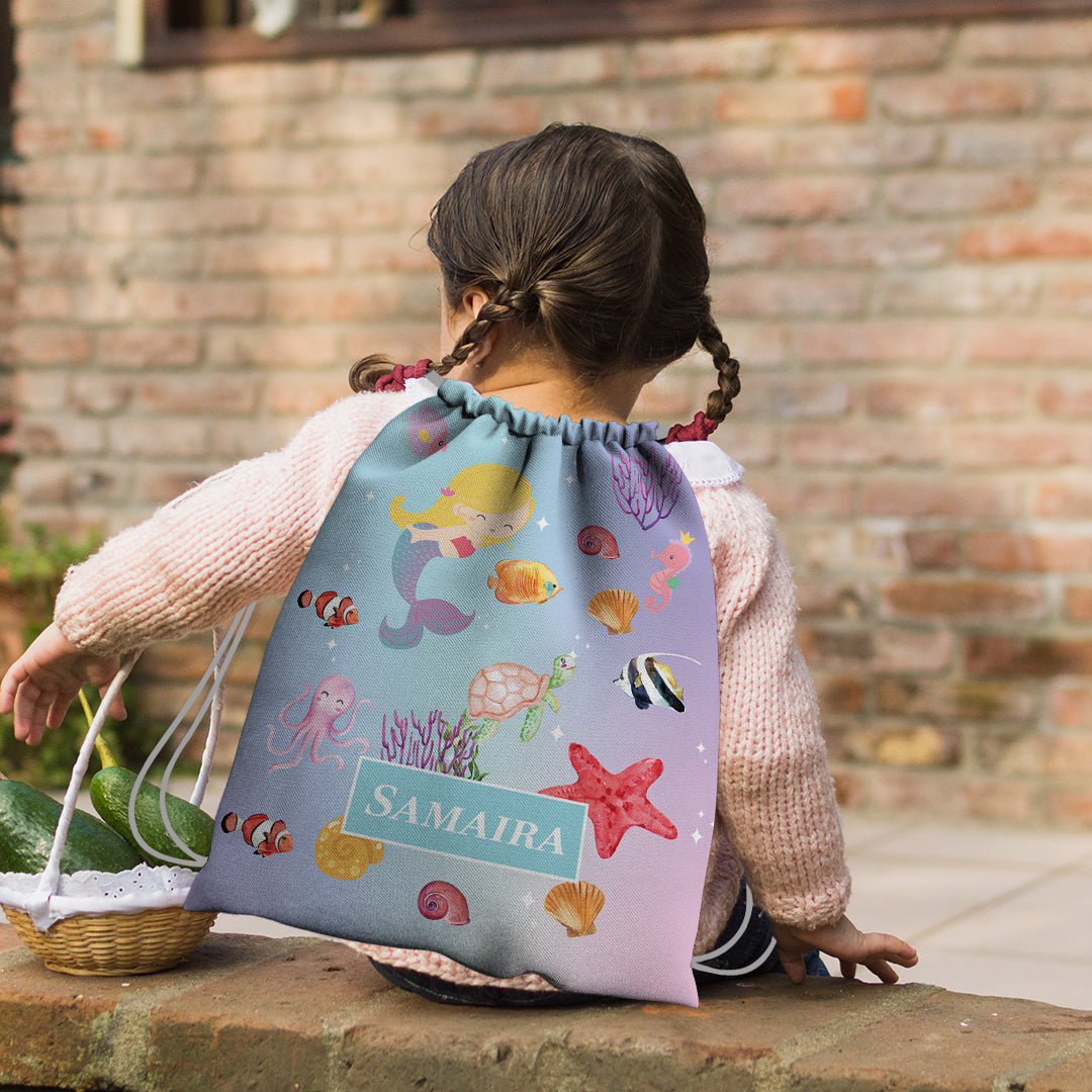 Personalised Drawstring Bag (Kids)