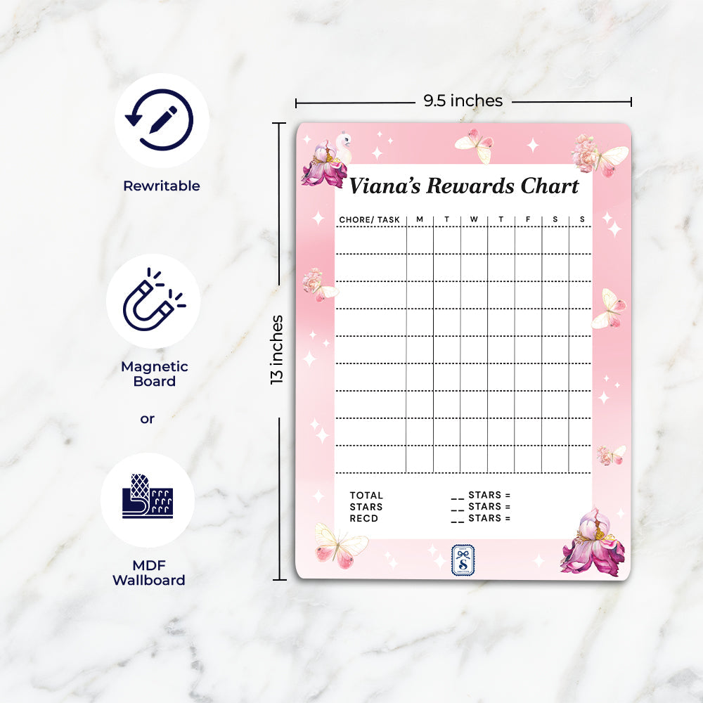 Personlised Kids Reward Chart