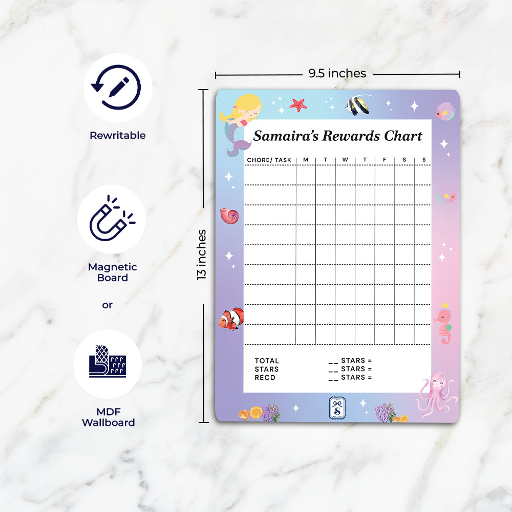 Personlised Kids Reward Chart