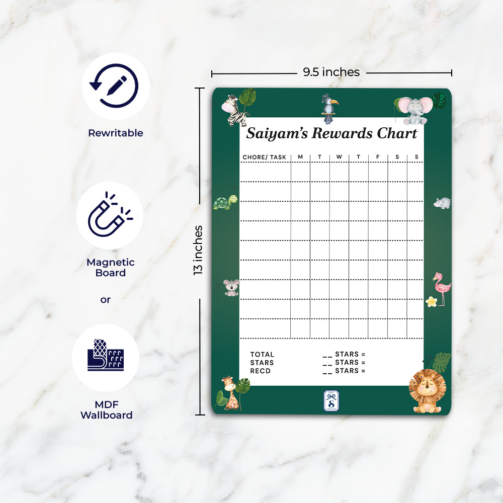 Personlised Kids Reward Chart