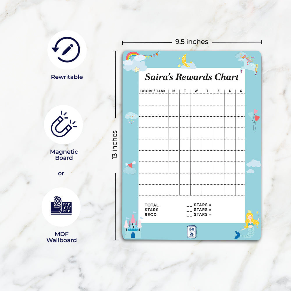 Personlised Kids Reward Chart