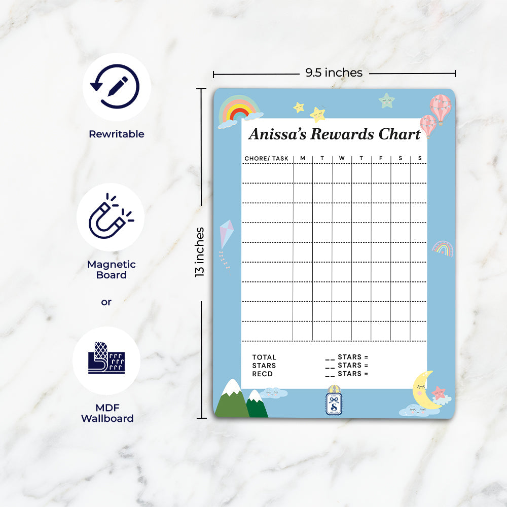 Personlised Kids Reward Chart