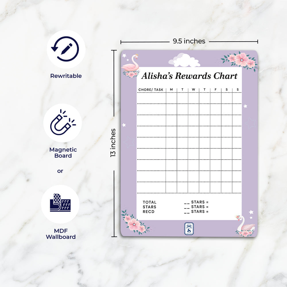Personlised Kids Reward Chart