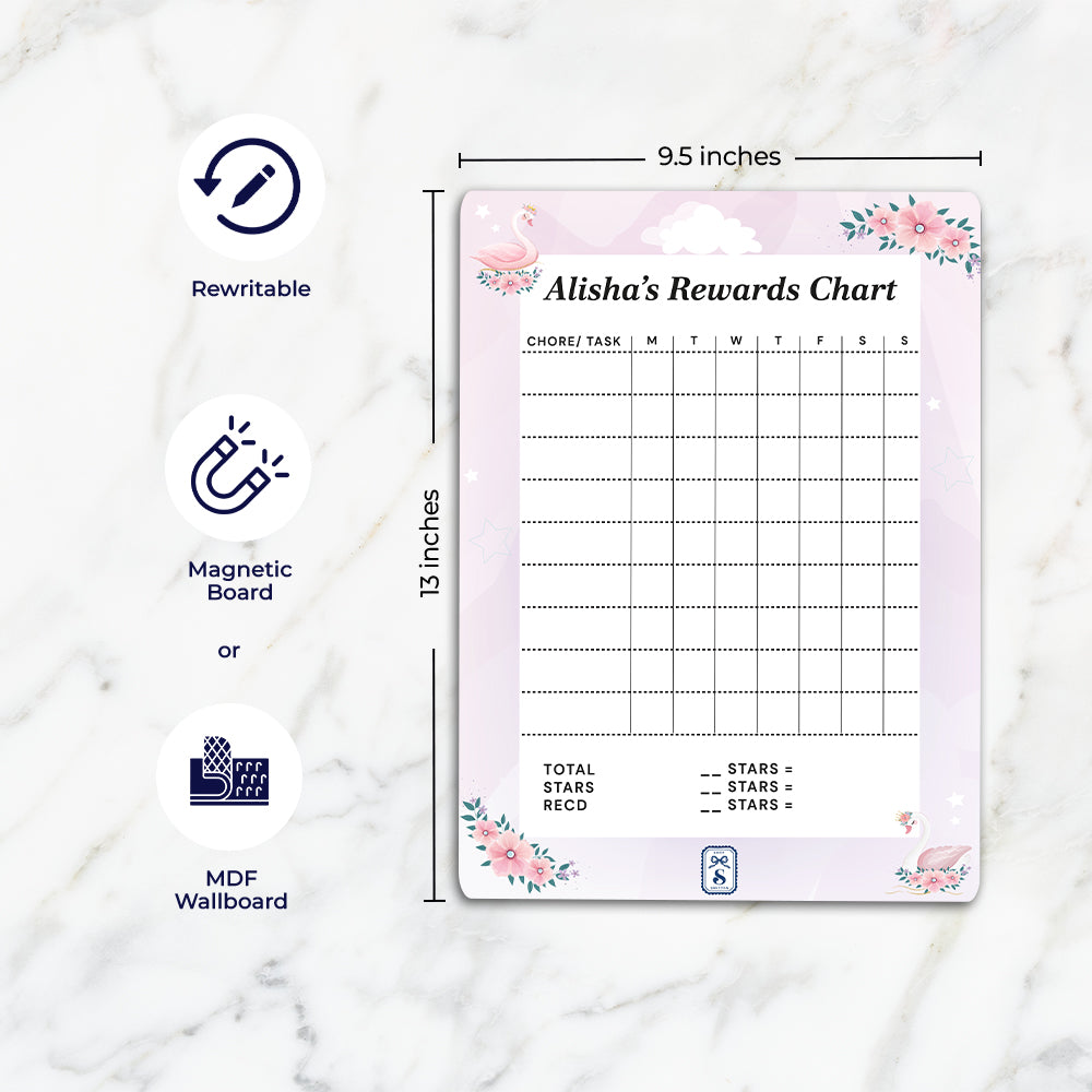 Personlised Kids Reward Chart