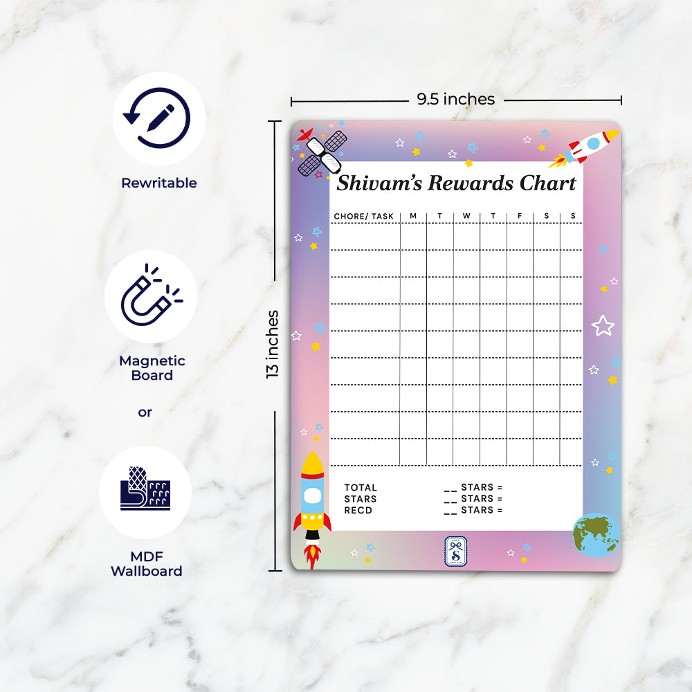 Personlised Kids Reward Chart